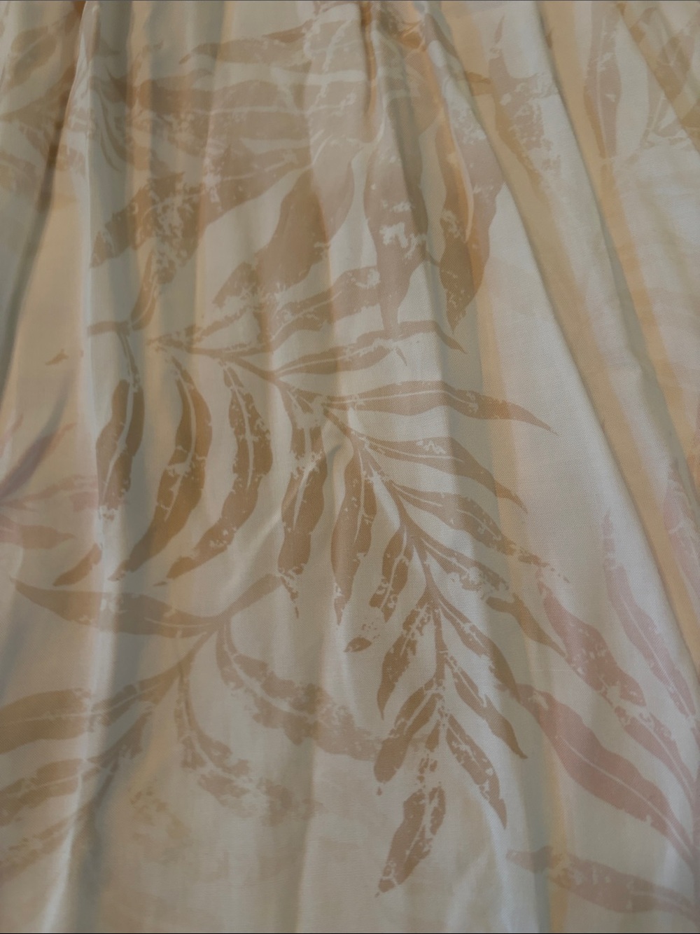 Ocean Drive Cream & Tan Wide-Leg Printed Jumpsuit Pants - Picture 4 of 4